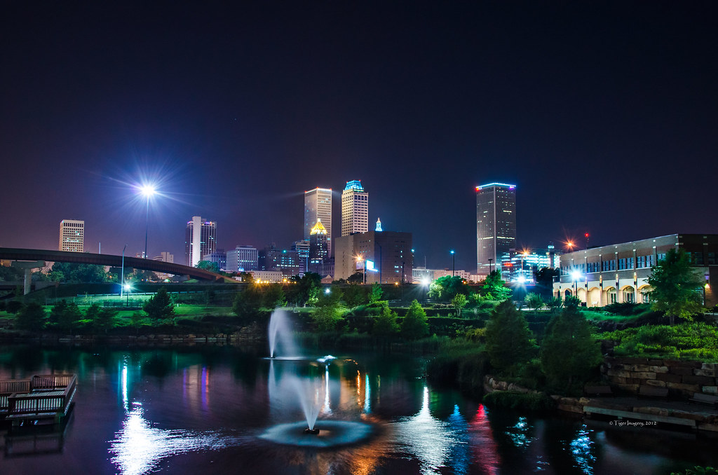 Tulsa, OK | This Shot Of The Tulsa Skyline Was Taken From Ce… | Flickr