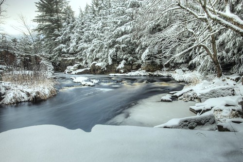 snow winter 1740l canon canoneos canon6d america midwest northamerica usa wisconsin hogarty eauclairedells countypark river eauclaireriver central marathoncounty centralwisconsin marathoncountyparksystem hogartywisconsin longexposure rapids dells cascades water watercourse nature landscape digital geotagged picturesque scenic natural flowingwater freshsnow hdr tonemapping photomatix landscapephotography northwoods rocky wisconsinwinter midwestwinter stream snowy