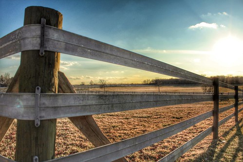 sunset horse beautiful sunrise canon fence golden amazing farm hour hdr t3i