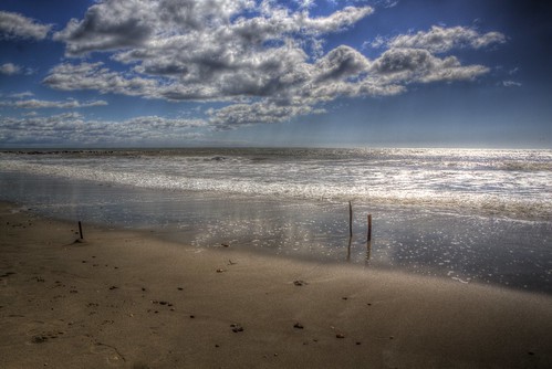 beach denmark atardecer april blavand 2014 blåvand