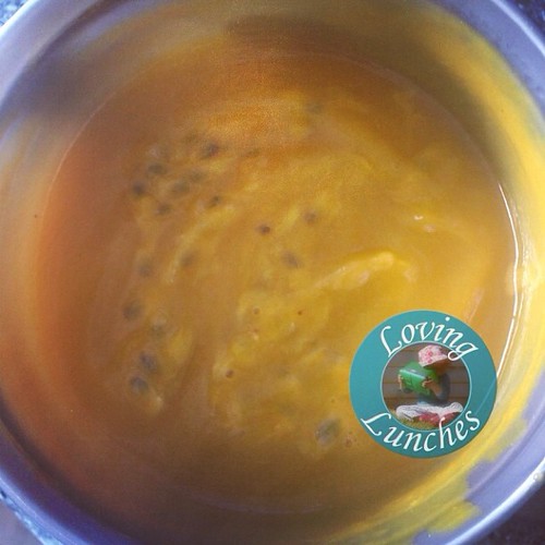 Loving a twist… pumpkin and passionfruit soup thanks to our @kambrookau #soupsimple - yum!