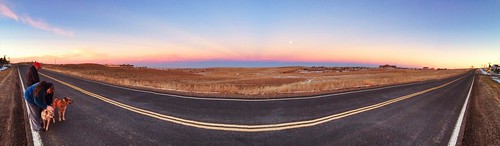 road old family blue winter sunset panorama dog moon love dogs parents interesting colorado december brothers hill full clear aurora smoky southeast plains eastern heeler acd welkin blackstonecountryclub