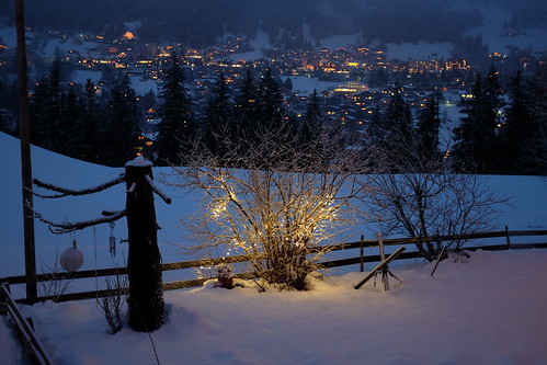 schnee winter snow cold lights schweiz switzerland abend lowlight village swiss fujifilm adelboden x100s