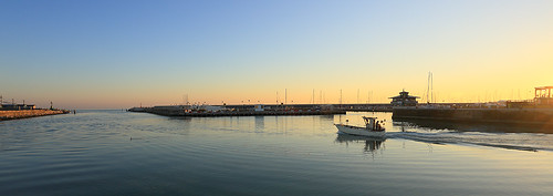 sea sunrise boat fishingboat giorgioamadei
