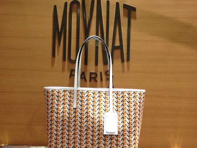 Bag on display at Moynat, Galeries Lafayette