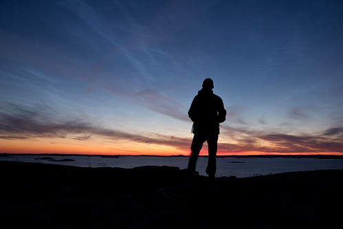 silhouette sunrise swedenrörö