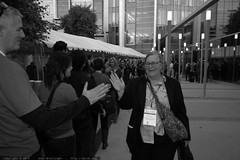 Exiting to a Receiving Line of Cheering Volunteers  … 