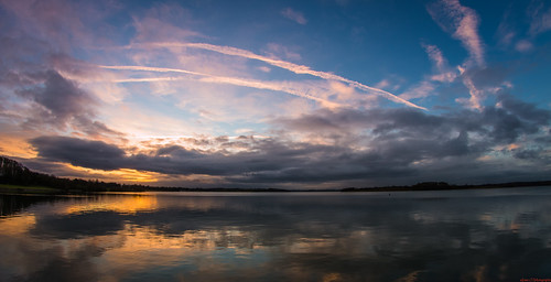 sunset sky cloud water clouds fisheye rutland rutlandwater