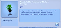 Artesia Table Sculpture by Modern Arcology