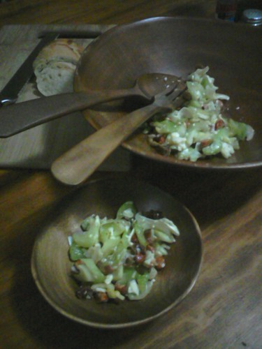 Celery Salad with Dates, Almonds and Parmesan Sharon