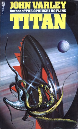Titan by John Varley. Futura 1979. Cover artist Peter Andrew Jones