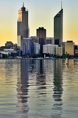 Perth CBD Sunset Reflections