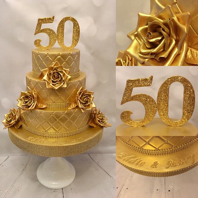 Golden Cake by Fabricake Sugarcraft Ltd