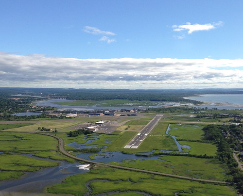 bridgeport connecticut airport aerial aviation outdoor airfield