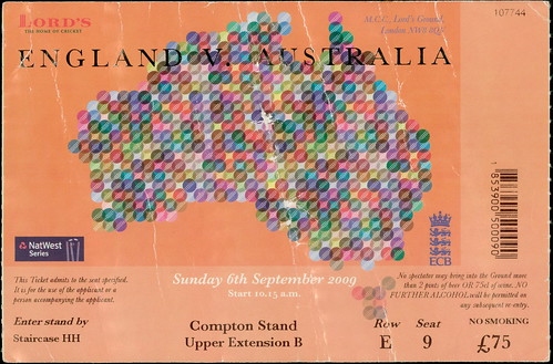 England v Australia, Lords 6 September 2009