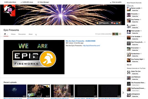 Epic Fireworks Reach 5 Million Hits on YouTube