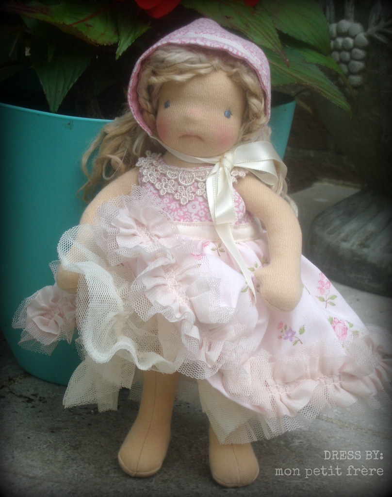 Dress and Bonnet set for Petite Fleur