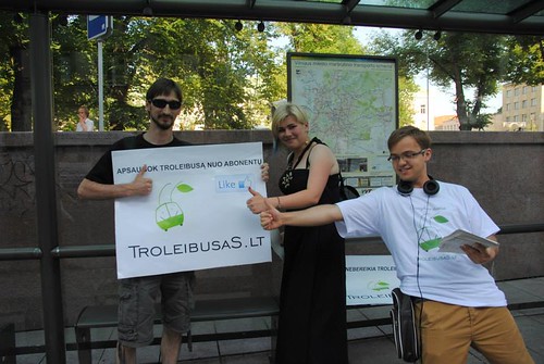 2013-06-21 vilniečiai kviečiami apginti troleibusus Vilniuje