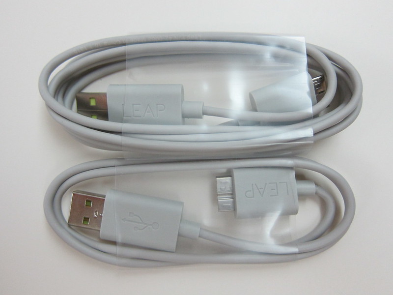 Leap Motion - 2 Cables Provided (1 Short & 1 Long)
