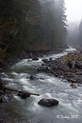 winter mist water rain creek forest river woods whitewater stream mygearandme