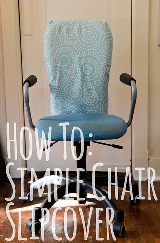 DIY Office Chair Cover