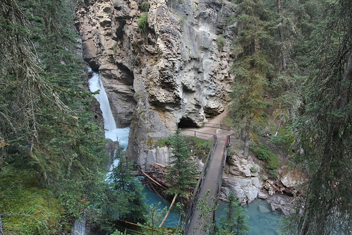 canada canyon falls alberta lower johnston