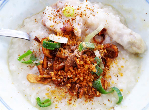 Chicken Porridge Chinese Peranakan Style