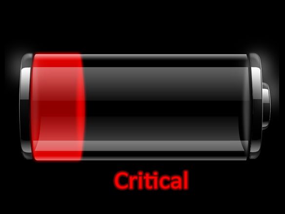 Critical Battery Icon old laptop | Flickr - Photo Sharing!