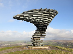 The Singing Ringing Tree, Crown Point, Burnley, Lancashire (SD 851289)