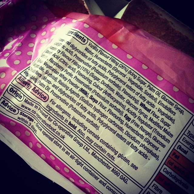 Advice: don't eat anything that has more than three things (or was it five?) on the ingredients label. #failedagain