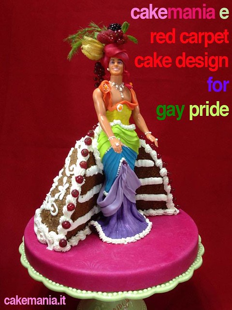 Gay Pride Cake by Davide Francesca of Red Carpet Cake Design®