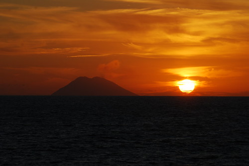 sunset sea summer sky sun clouds island islands mar tramonto mare sole calabria stromboli isola isole joppolo