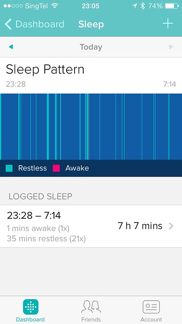 Fitbit iOS App - Sleep