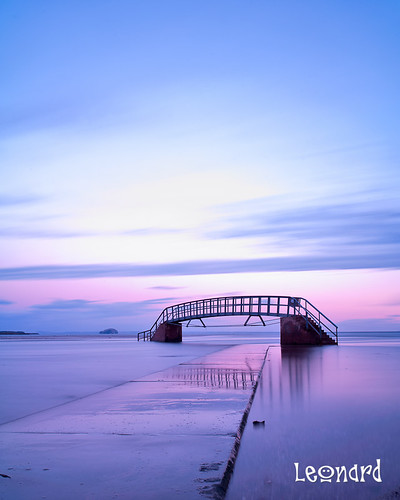 bridge sunrise scotland tide dunbar eastlothian belhavenbay nikond700 ©leonardthomson nikkor24120mmf4 bielwater