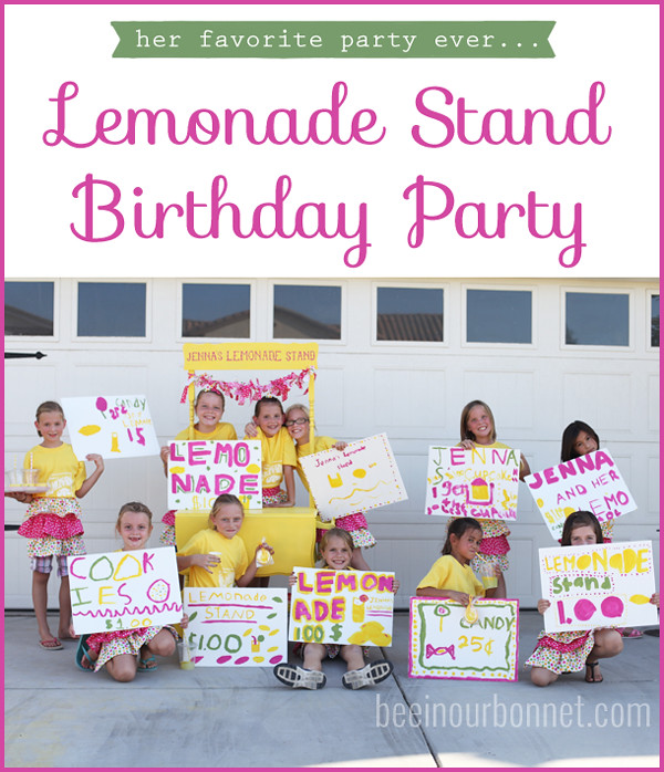 Lemonade stand party