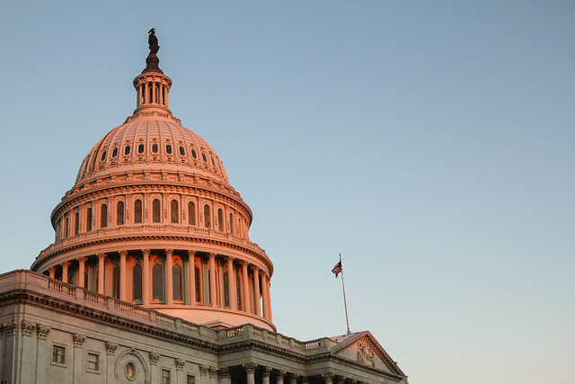 U.S. Capitol at dawn