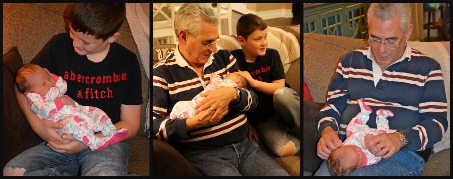 grandpa, christopher and ellie