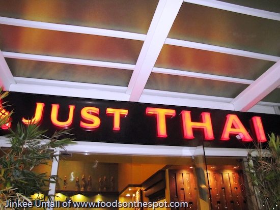 Just Thai Molito Alabang by Jinkee Umali of www.foodsonthespot.com