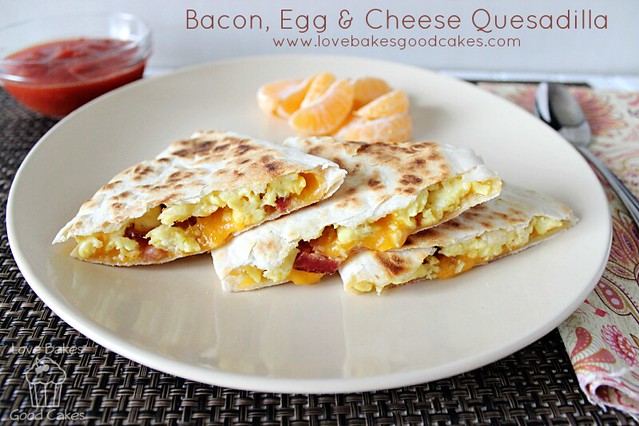 Bacon, Egg & Cheese Quesadilla 2