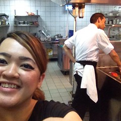 An afternoon with my French boyfriend in the kitchen #spaghettini #plazaathenee