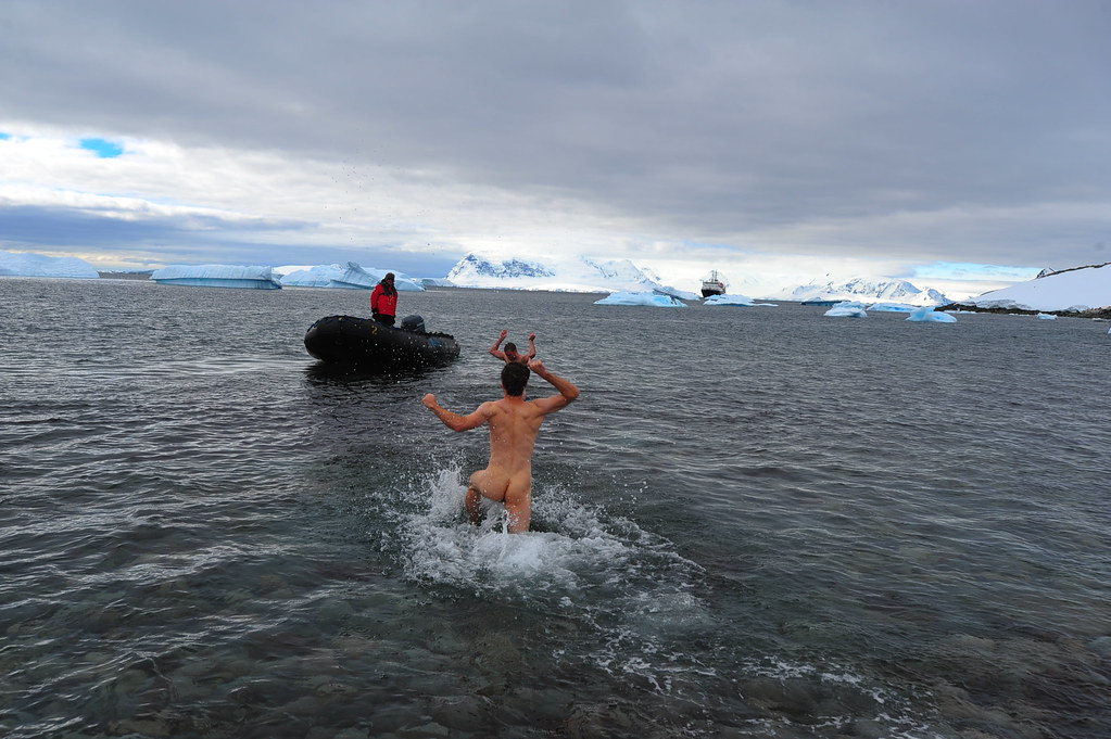 Iceland skinny dipping 
