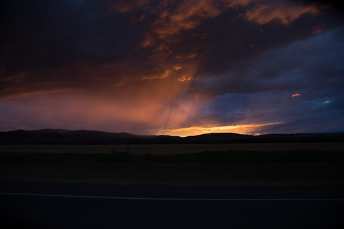 sunset montana bozeman unitedstates