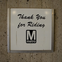 Thank you for riding Metro