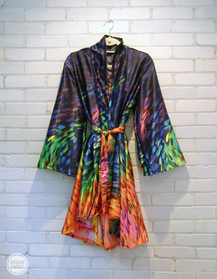 A Handmade Colorful Bathrobe (And My First Wearable Sewing Project!) DesignLively