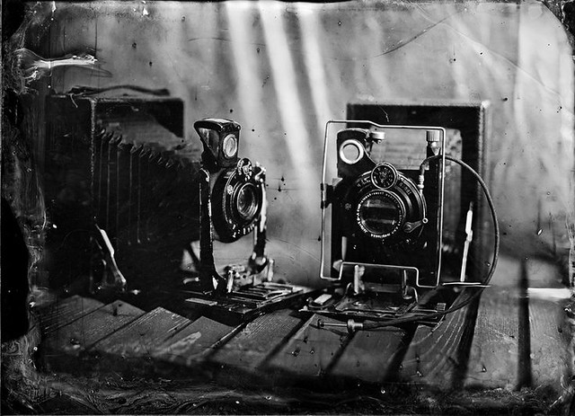 Collodion wet plate