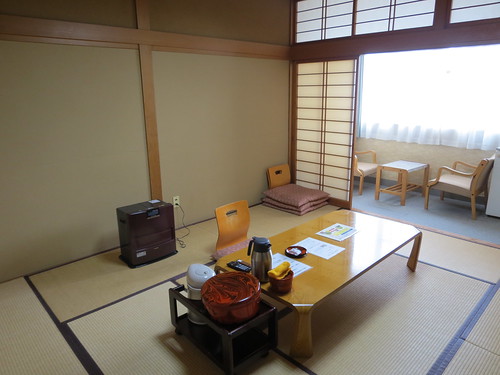 My room at the Taishokan, Naruko Onsen