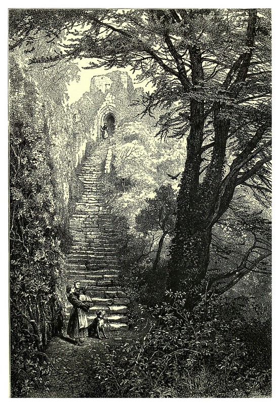 012-Escalera de Carisbrook- Isla de Wight-Picturesque Europe..