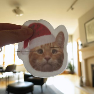 Iron Craft '14 Challenge #18 - Stuffed Cat Christmas Ornament