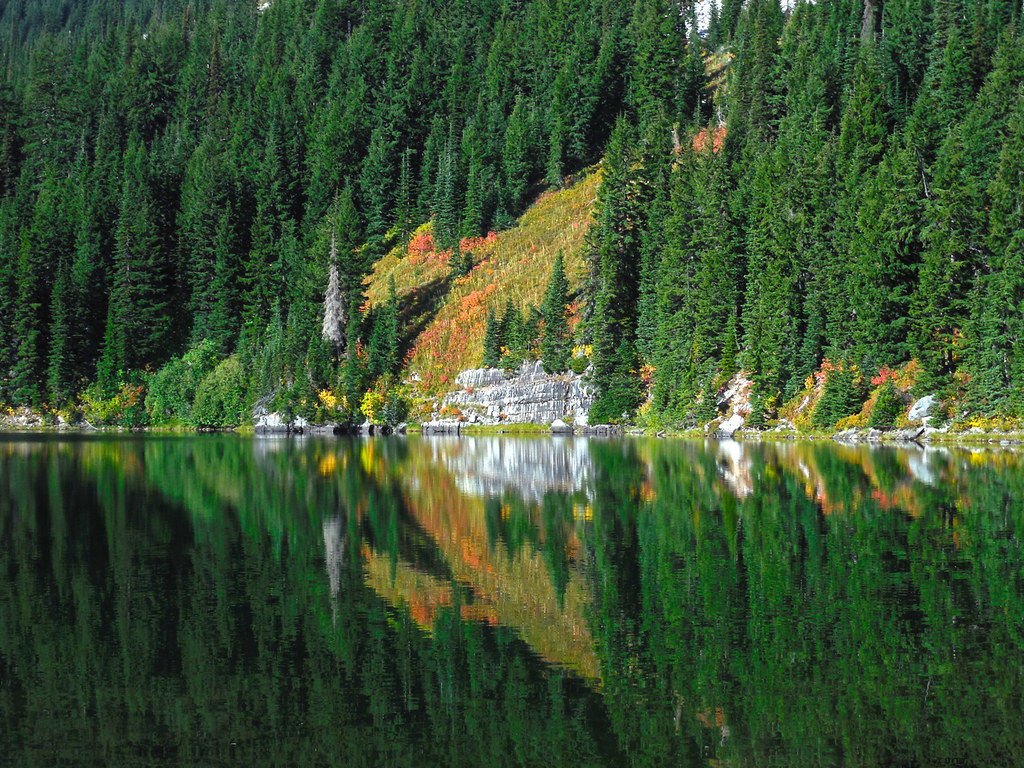 Revett Lake on Montana - Idaho border near Thompson Pass