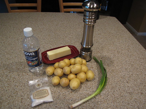 Crispy Salt & Vinegar Potatoes Ingredients
